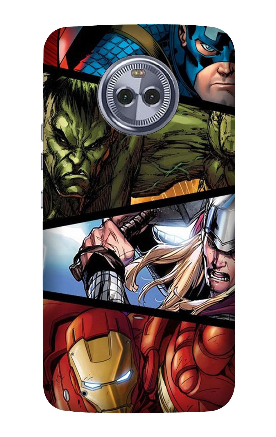 Avengers Superhero Case for Moto G6 Plus(Design - 124)
