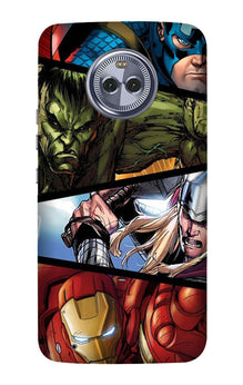 Avengers Superhero Case for Moto G6 Play  (Design - 124)
