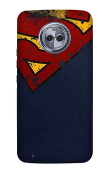 Superman Superhero Case for Moto G6 Plus  (Design - 125)