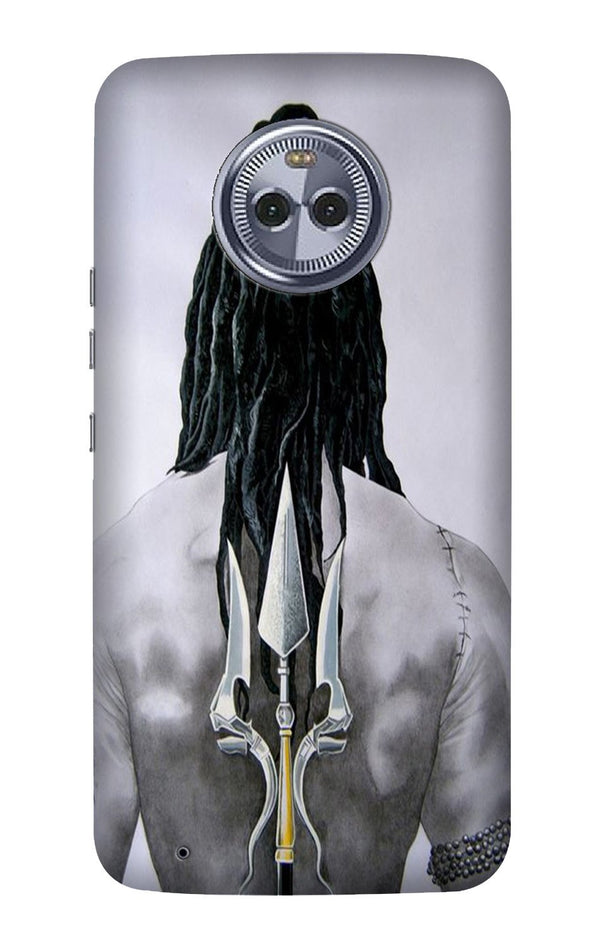Lord Shiva Case for Moto X4  (Design - 135)