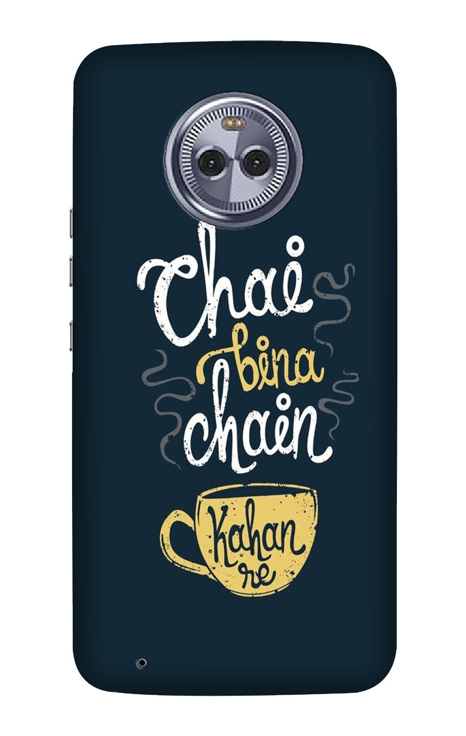 Chai Bina Chain Kahan Case for Moto X4  (Design - 144)