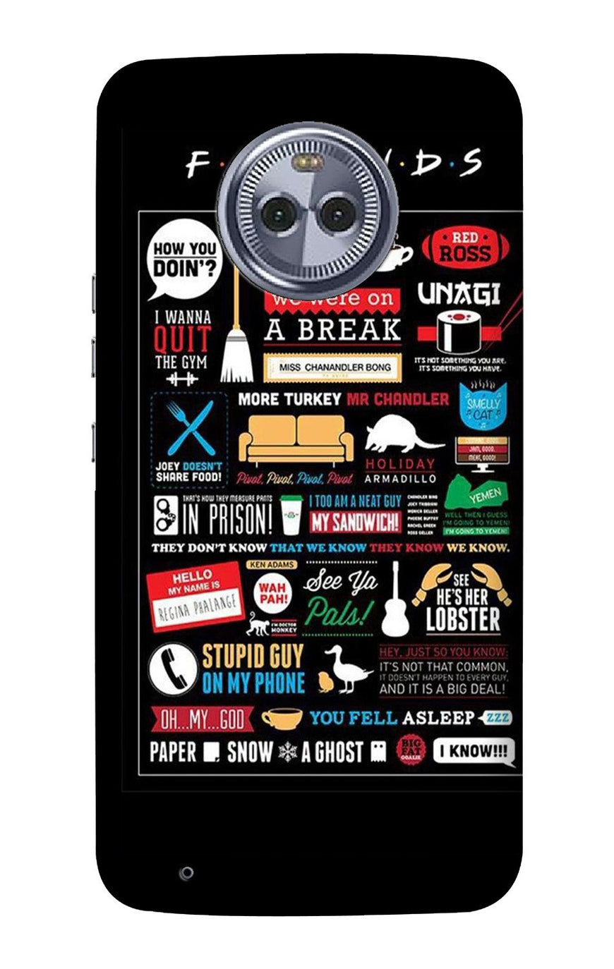 Friends Case for Moto X4  (Design - 145)