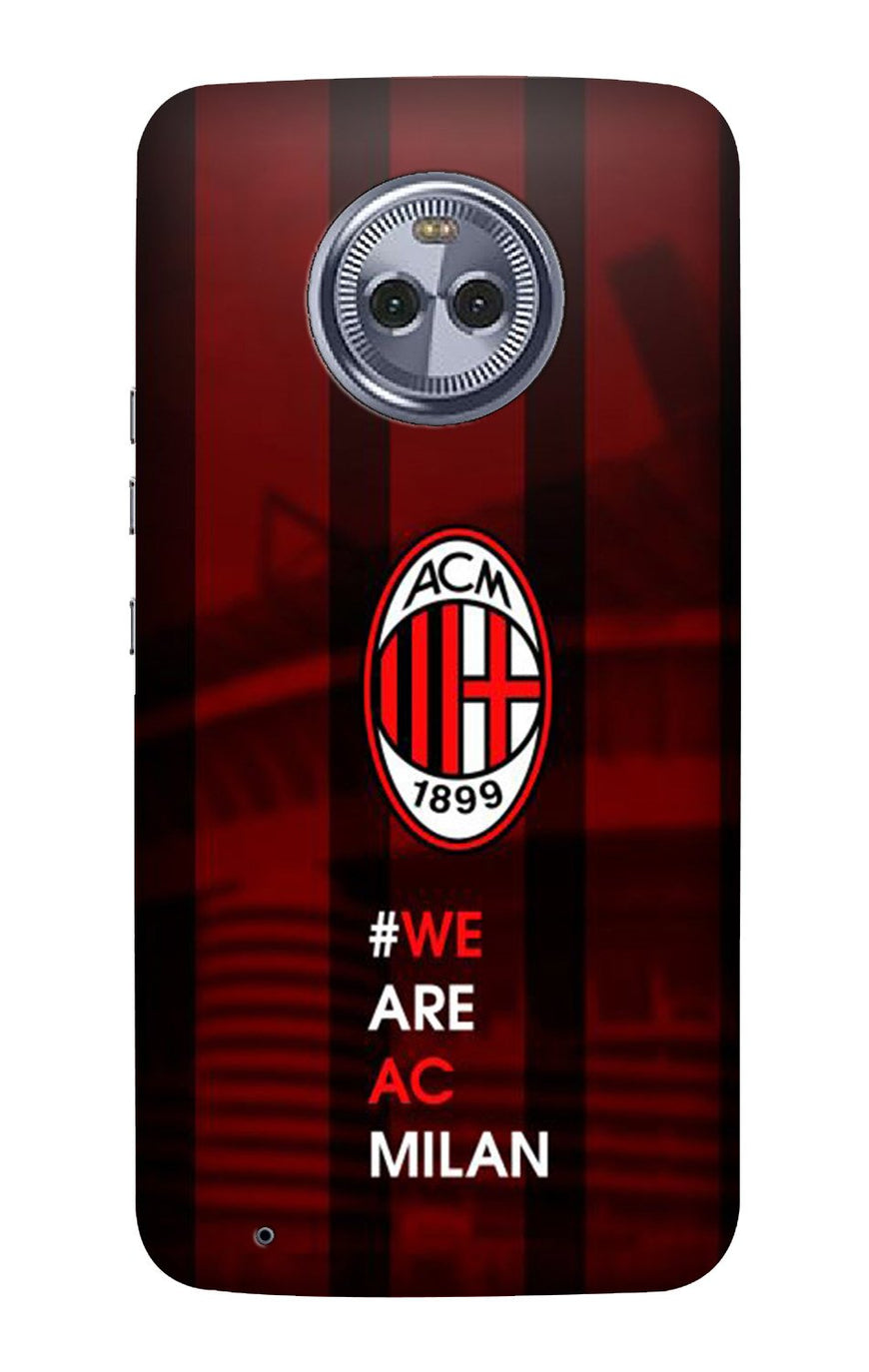 AC Milan Case for Moto X4  (Design - 155)