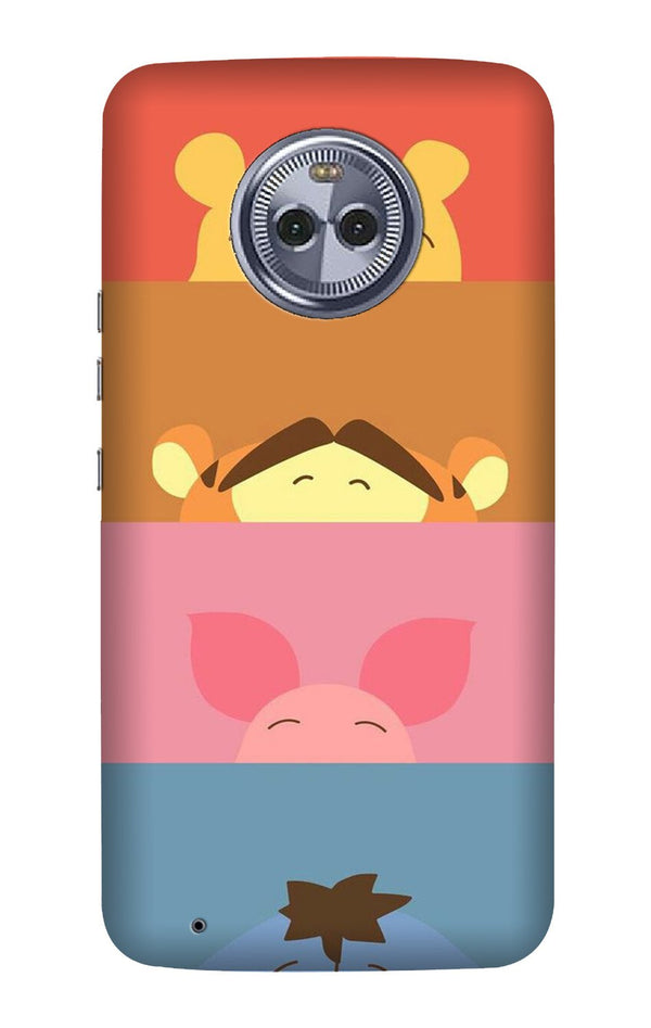 Cartoon Case for Moto X4 (Design - 183)