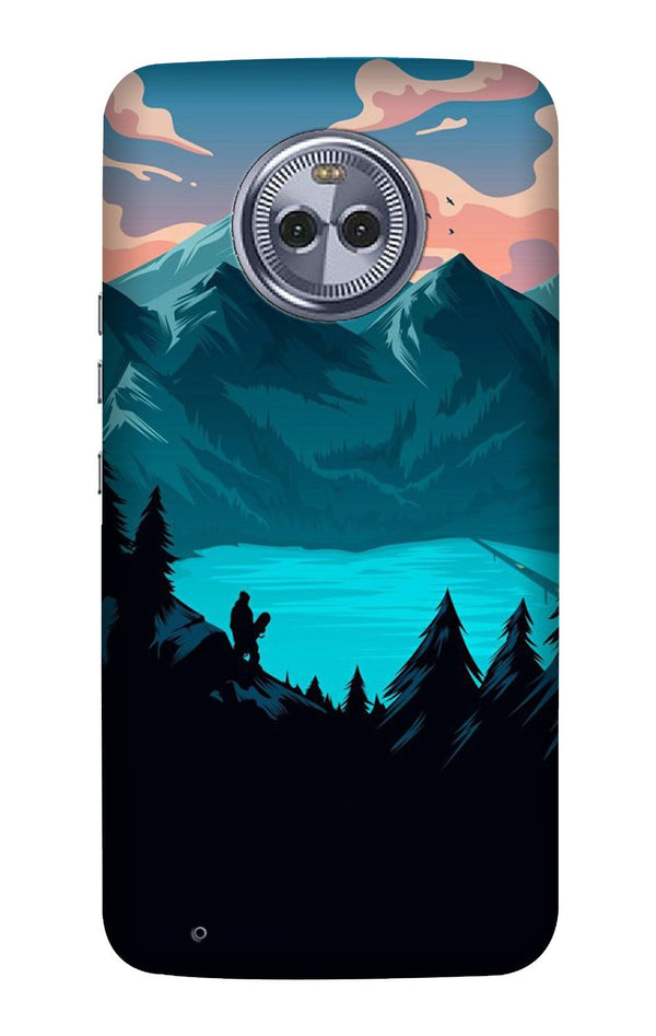 Mountains Case for Moto X4 (Design - 186)