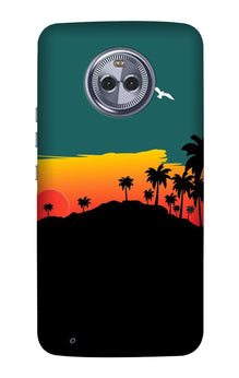 Sky Trees Case for Moto G6 Plus (Design - 191)