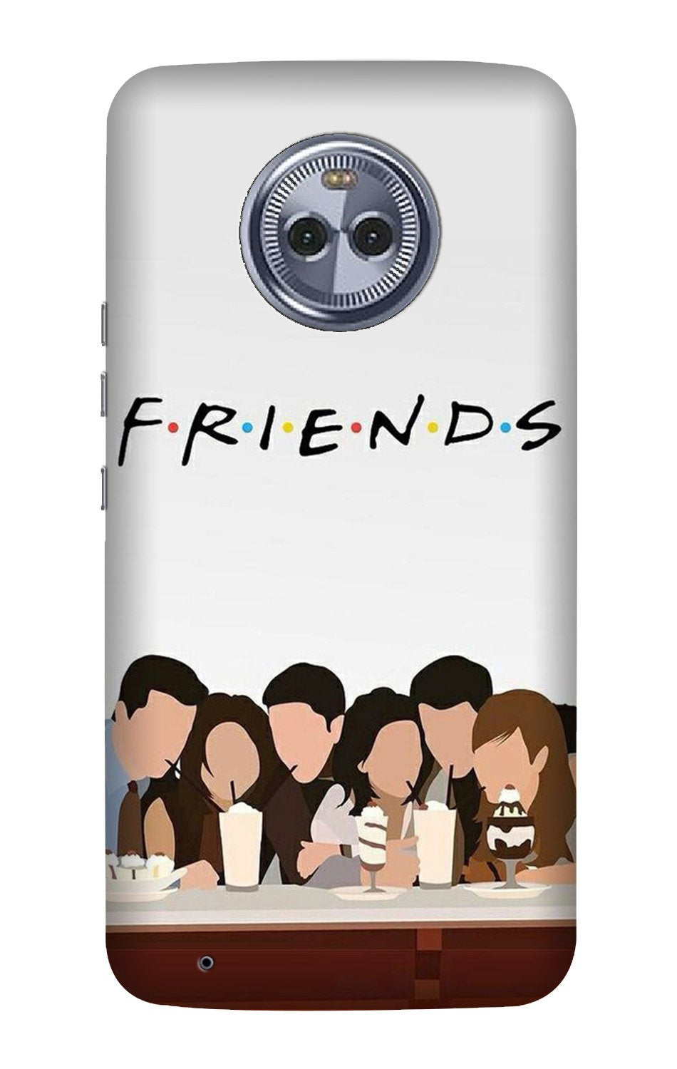 Friends Case for Moto X4 (Design - 200)