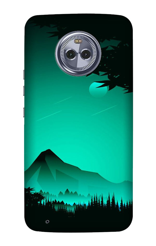 Moon Mountain Case for Moto G6 Play (Design - 204)
