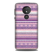 Zigzag line pattern3 Mobile Back Case for G7power (Design - 11)