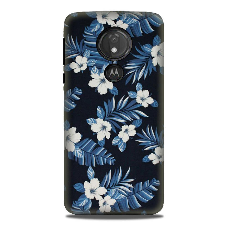 White flowers Blue Background2 Case for G7power