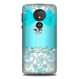 Shinny Blue Background Case for G7power