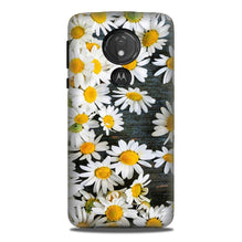 White flowers2 Mobile Back Case for G7power (Design - 62)
