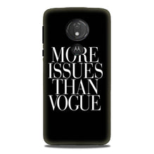More Issues than Vague Mobile Back Case for G7power (Design - 74)