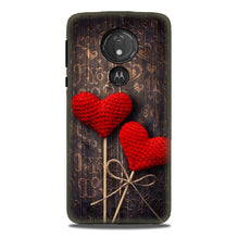 Red Hearts Mobile Back Case for G7power (Design - 80)