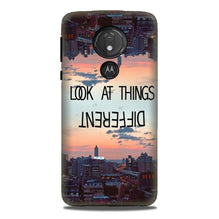 Look at things different Mobile Back Case for G7power (Design - 99)