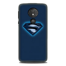 Superman Superhero Mobile Back Case for G7power  (Design - 117)