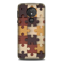 Puzzle Pattern Mobile Back Case for G7power (Design - 217)