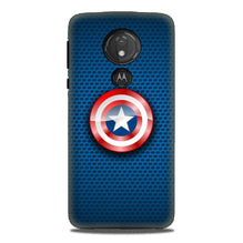 Captain America Shield Mobile Back Case for G7power (Design - 253)