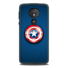 Captain America Shield Mobile Back Case for G7power (Design - 253)