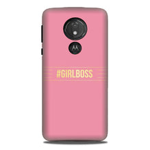 Girl Boss Pink Mobile Back Case for G7power (Design - 263)