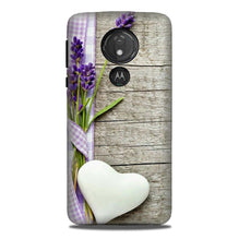 White Heart Mobile Back Case for G7power (Design - 298)