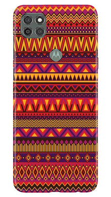 Zigzag line pattern2 Mobile Back Case for Moto G9 Power (Design - 10)