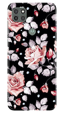 Pink rose Mobile Back Case for Moto G9 Power (Design - 12)