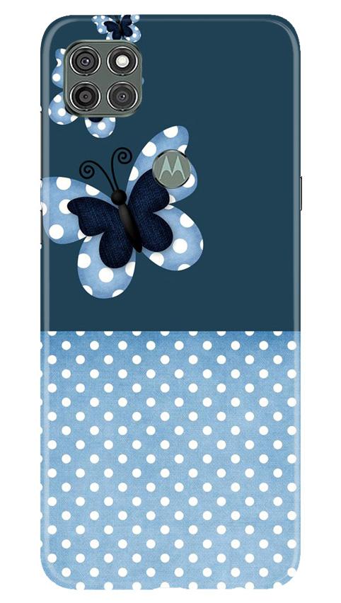White dots Butterfly Case for Moto G9 Power