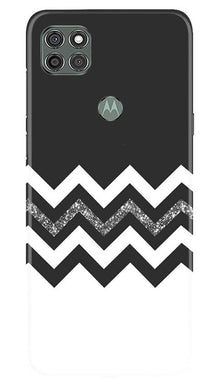 Black white Pattern2Mobile Back Case for Moto G9 Power (Design - 83)