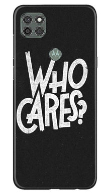 Who Cares Mobile Back Case for Moto G9 Power (Design - 94)