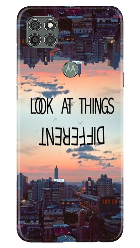 Look at things different Case for Moto G9 Power