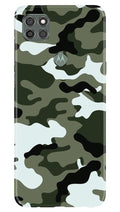 Army Camouflage Case for Moto G9 Power  (Design - 108)