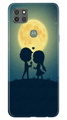 Love Couple Mobile Back Case for Moto G9 Power  (Design - 109)