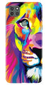 Colorful Lion Case for Moto G9 Power  (Design - 110)