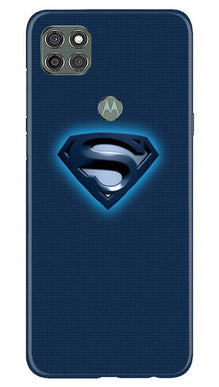 Superman Superhero Mobile Back Case for Moto G9 Power  (Design - 117)