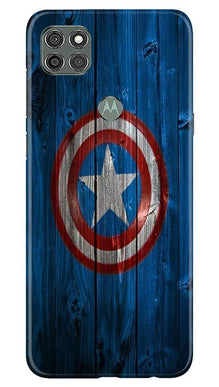 Captain America Superhero Mobile Back Case for Moto G9 Power  (Design - 118)