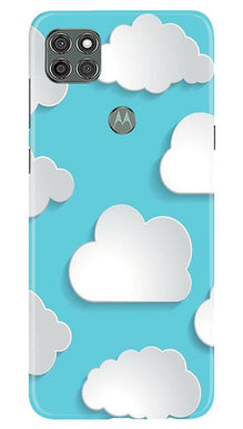 Clouds Mobile Back Case for Moto G9 Power (Design - 210)