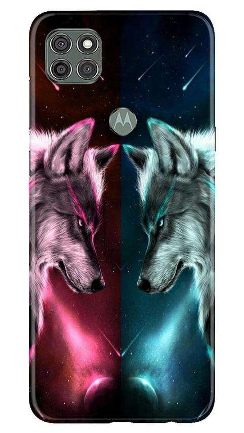 Wolf fight Case for Moto G9 Power (Design No. 221)