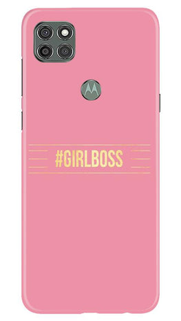 Girl Boss Pink Case for Moto G9 Power (Design No. 263)