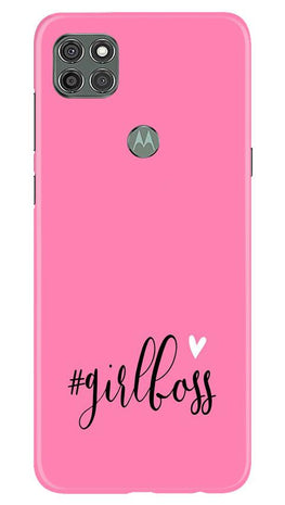 Girl Boss Pink Case for Moto G9 Power (Design No. 269)
