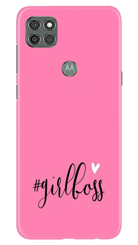 Girl Boss Pink Case for Moto G9 Power (Design No. 269)