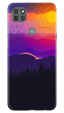 Sun Set Mobile Back Case for Moto G9 Power (Design - 279)