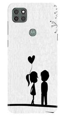 Cute Kid Couple Mobile Back Case for Moto G9 Power (Design - 283)