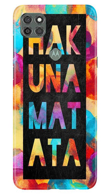 Hakuna Matata Mobile Back Case for Moto G9 Power (Design - 323)