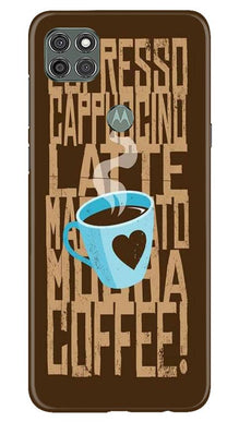 Love Coffee Mobile Back Case for Moto G9 Power (Design - 351)