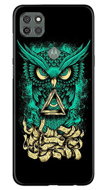 Owl Mobile Back Case for Moto G9 Power (Design - 358)