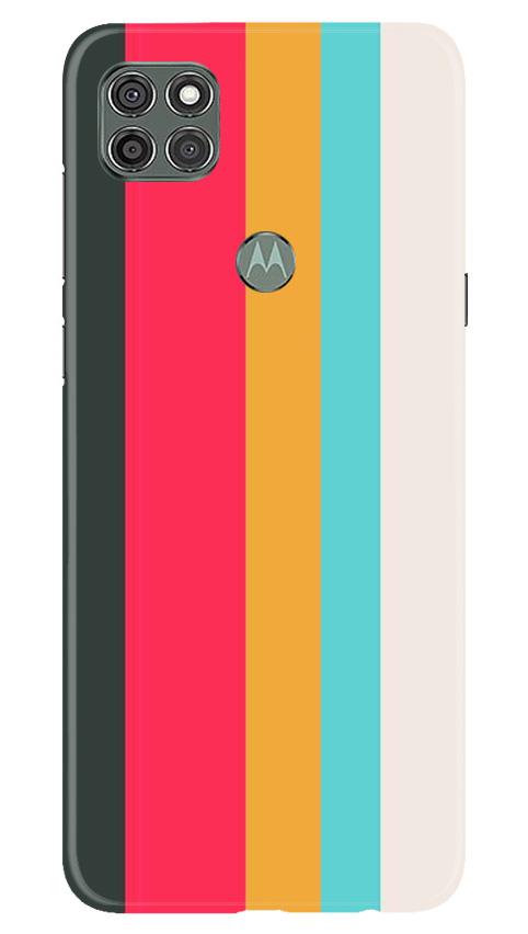 Color Pattern Mobile Back Case for Moto G9 Power (Design - 369)