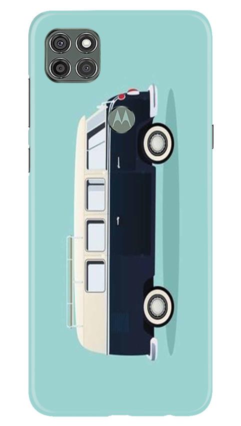 Travel Bus Mobile Back Case for Moto G9 Power (Design - 379)