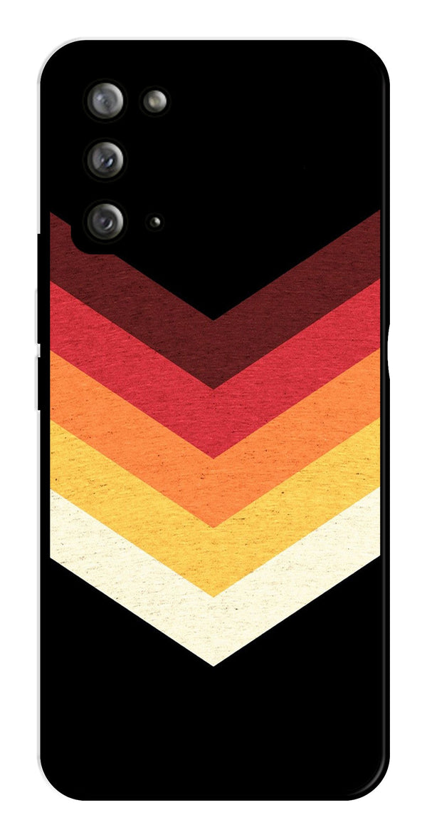 MultiColor Arrow Metal Mobile Case for Samsung Galaxy Note 20   (Design No -04)