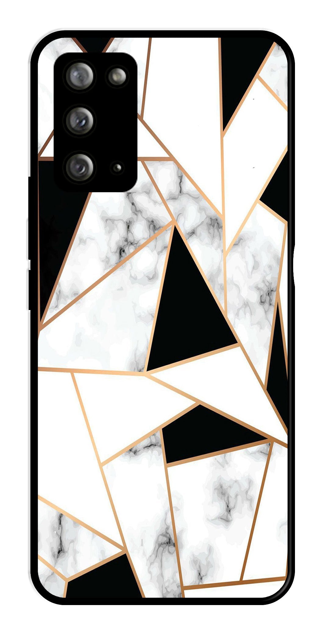 Marble Design2 Metal Mobile Case for Samsung Galaxy Note 20   (Design No -08)